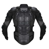 Motocross beschermingsvest zwart - volledige Lichaamsbescherming