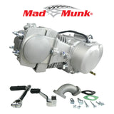 Madmunk 140cc motorblok zilver