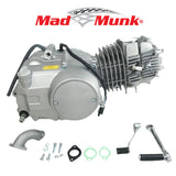 Madmunk 140cc motorblok zilver