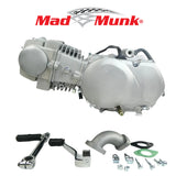 Madmunk 140cc motorblok zilver