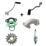 Madmunk 110cc Motorblok (Zilver) – Manueel – Kickstart – 4 Versnellingen