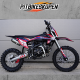 4K Racing 140cc 4-takt Crossmotor met YX Motorblok - Zwart frame