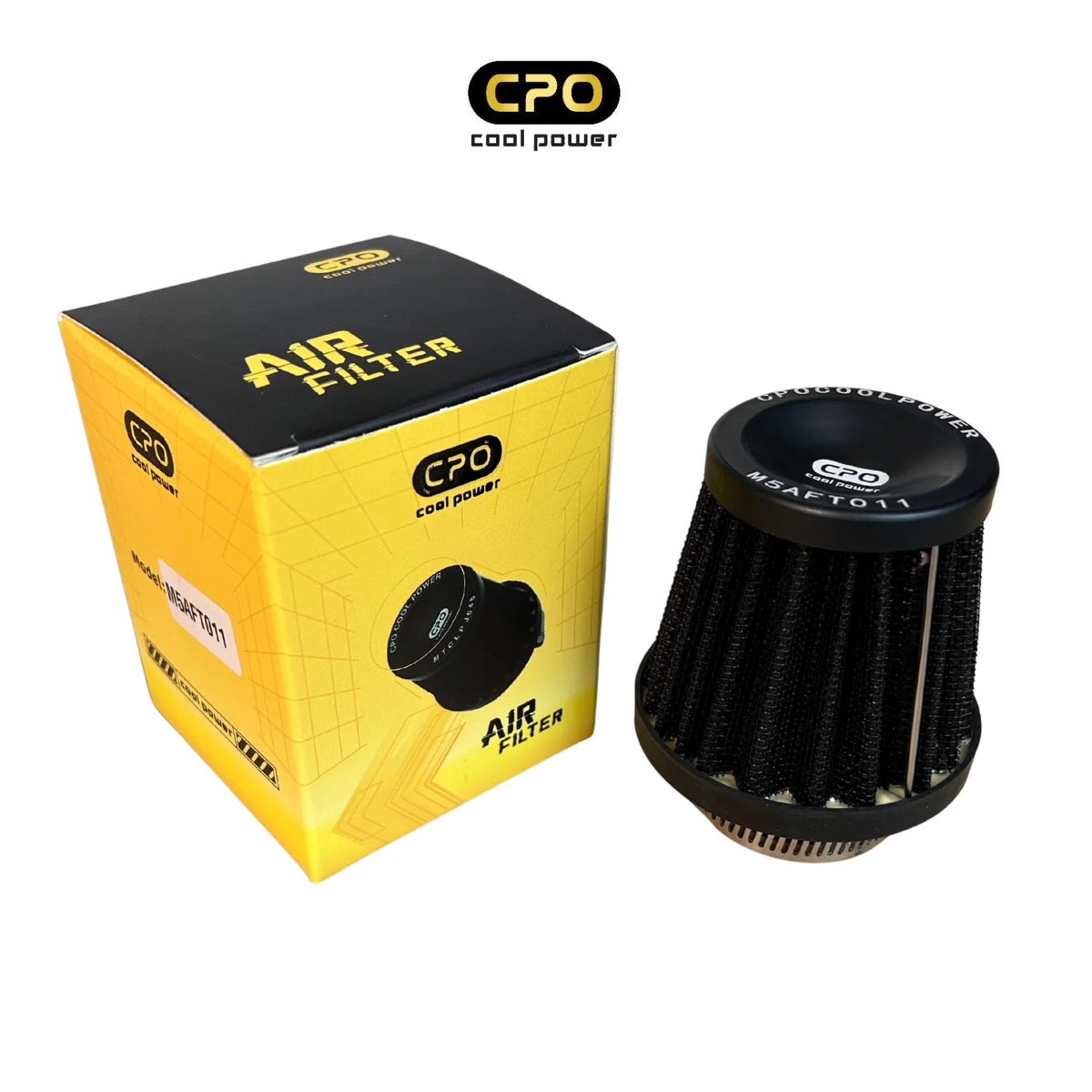 CPO Cool Power Racing Luchtfilter – Black Cap
