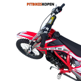 4K Racing 125cc 4-takt Crossmotor met Lifan 125cc Motorblok - rood