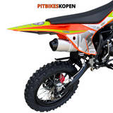 4K Racing 125cc 4-takt Crossmotor met Lifan Motorblok - Oranje