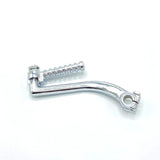 Off set kickstart pedaal chrome voor 14mm as - Pitbike en andere