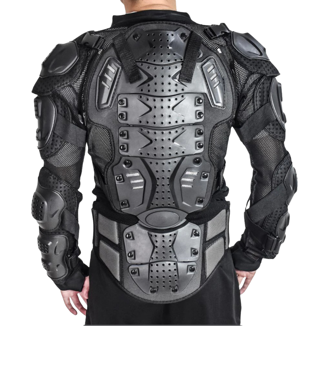 Motocross beschermingsvest zwart - volledige Lichaamsbescherming