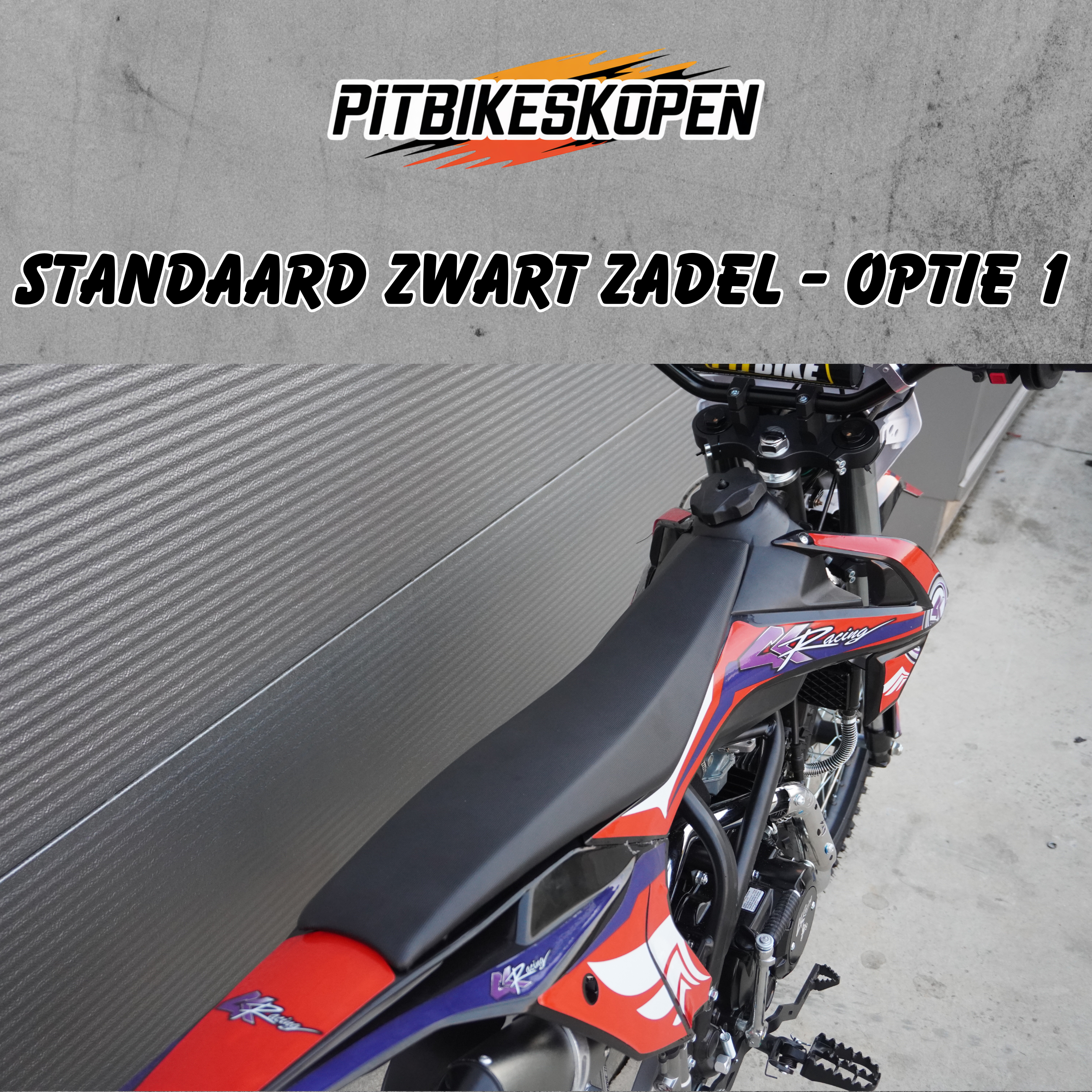 4K-Racing Crossmotor met 140cc 4-takt YX Motorblok - Rood frame