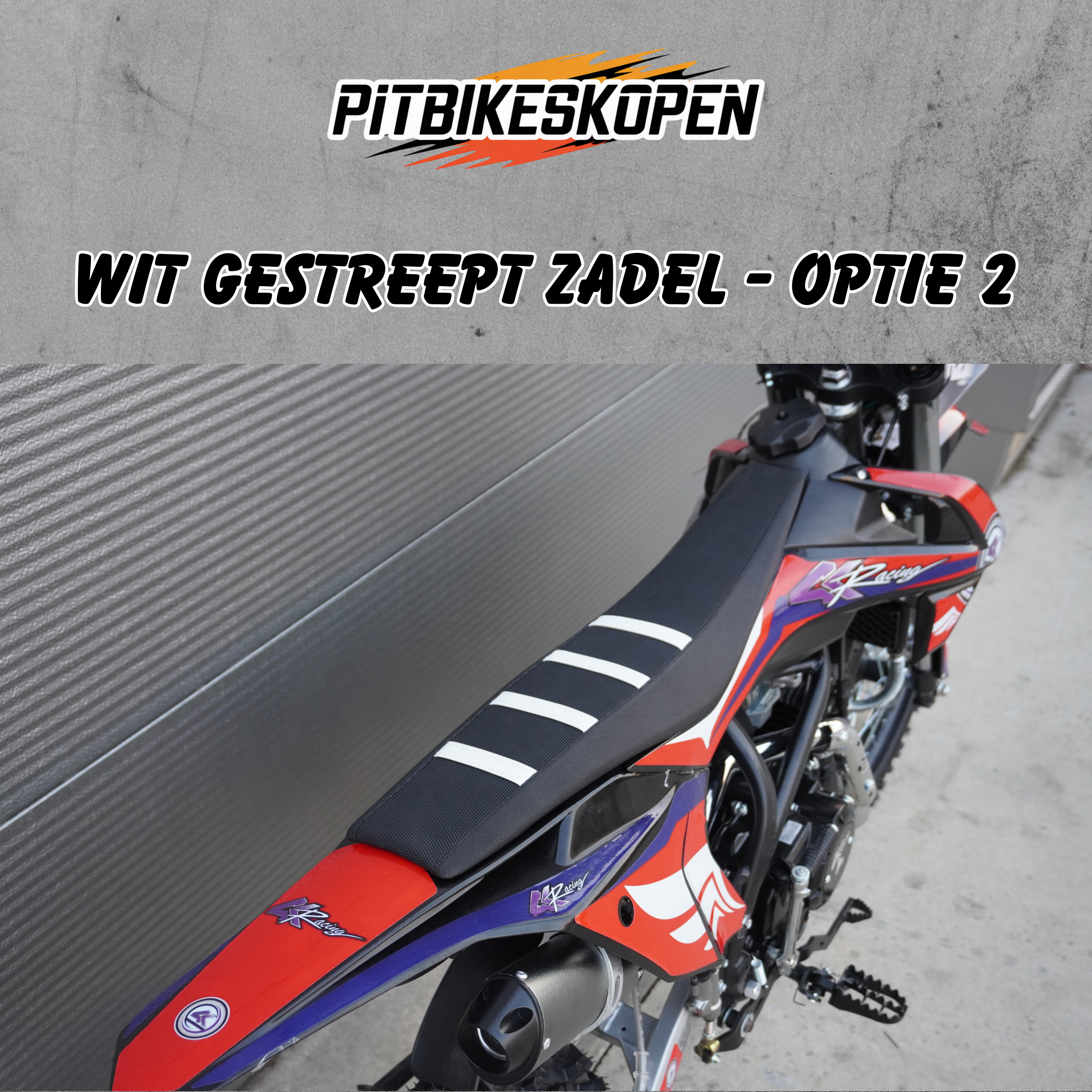 4K-Racing Crossmotor met 140cc 4-takt YX Motorblok - Rood frame