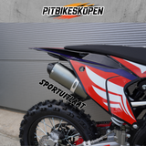 4K Racing 140cc 4-takt Crossmotor met YX Motorblok - Zwart frame
